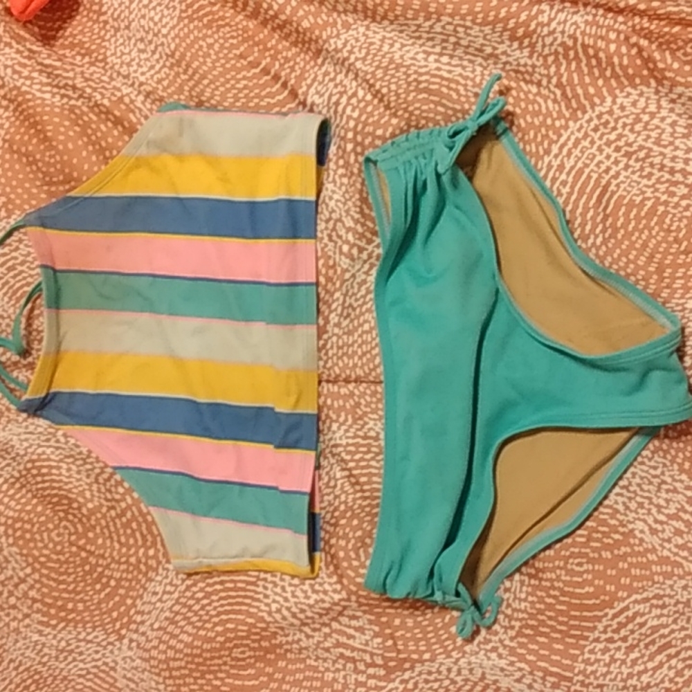 Striped bikini